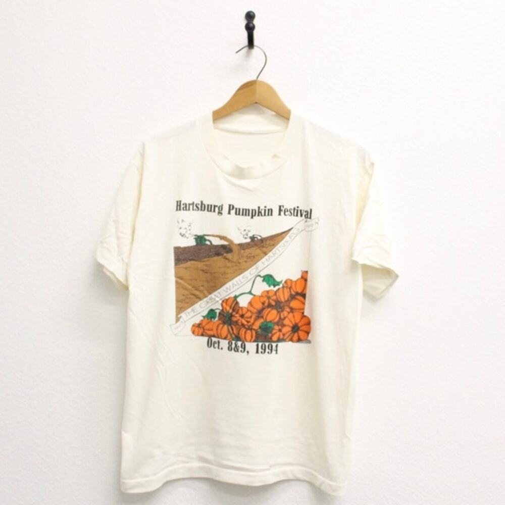 Vintage Hartsburg Missouri Pumpkin Festival 1994 T Shirt Large